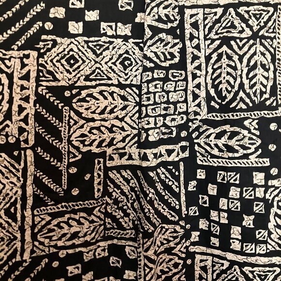 Tori Richard Mens Y2K Vintage 2 SET Tribal Hawaiian Shirt Sz. Large Brown SP EXC - Picture 11 of 12